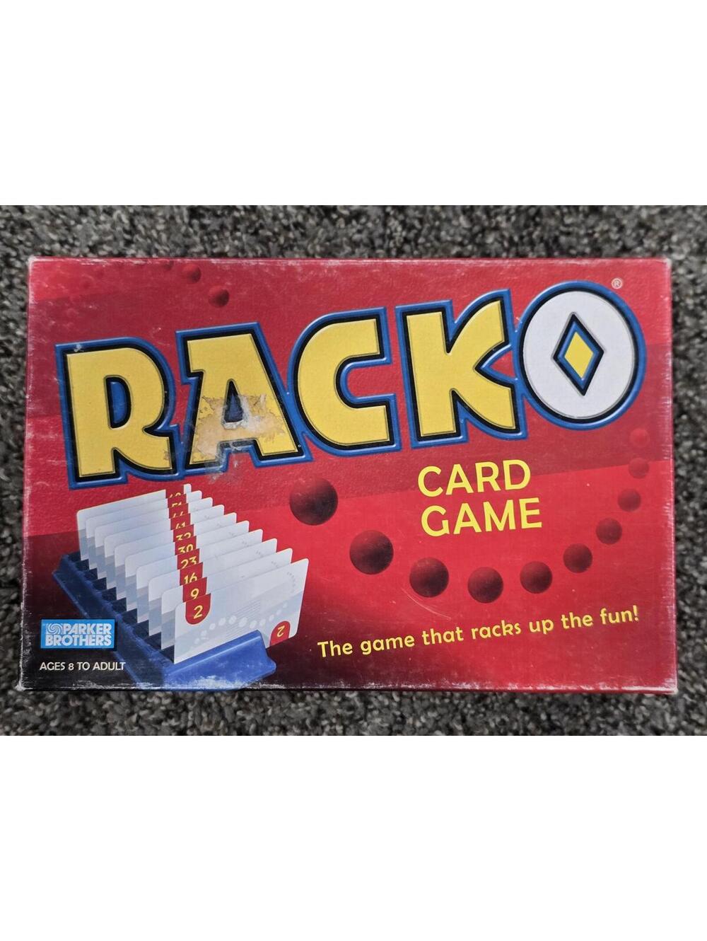 Rack-O Card Game Vintage 2002 Board Game